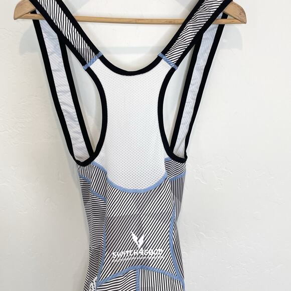 Wattie Ink Cycling Bib Shorts Womens Medium Bike Switch4good Blue - Picture 4 of 7